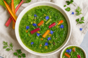 Regenboog Groentjes soep
