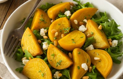 Lees meer over het artikel Recept: geroosterde gouden bietensalade