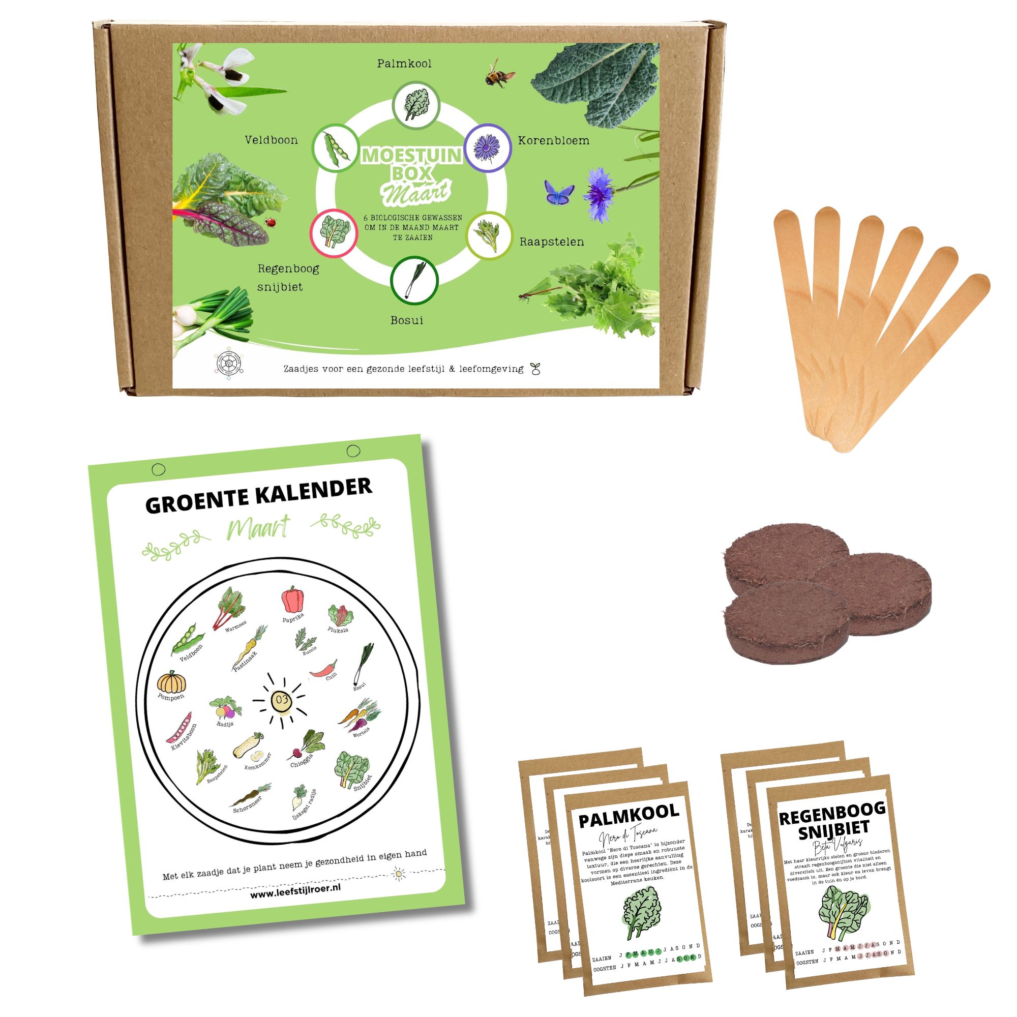 Moestuin box maart