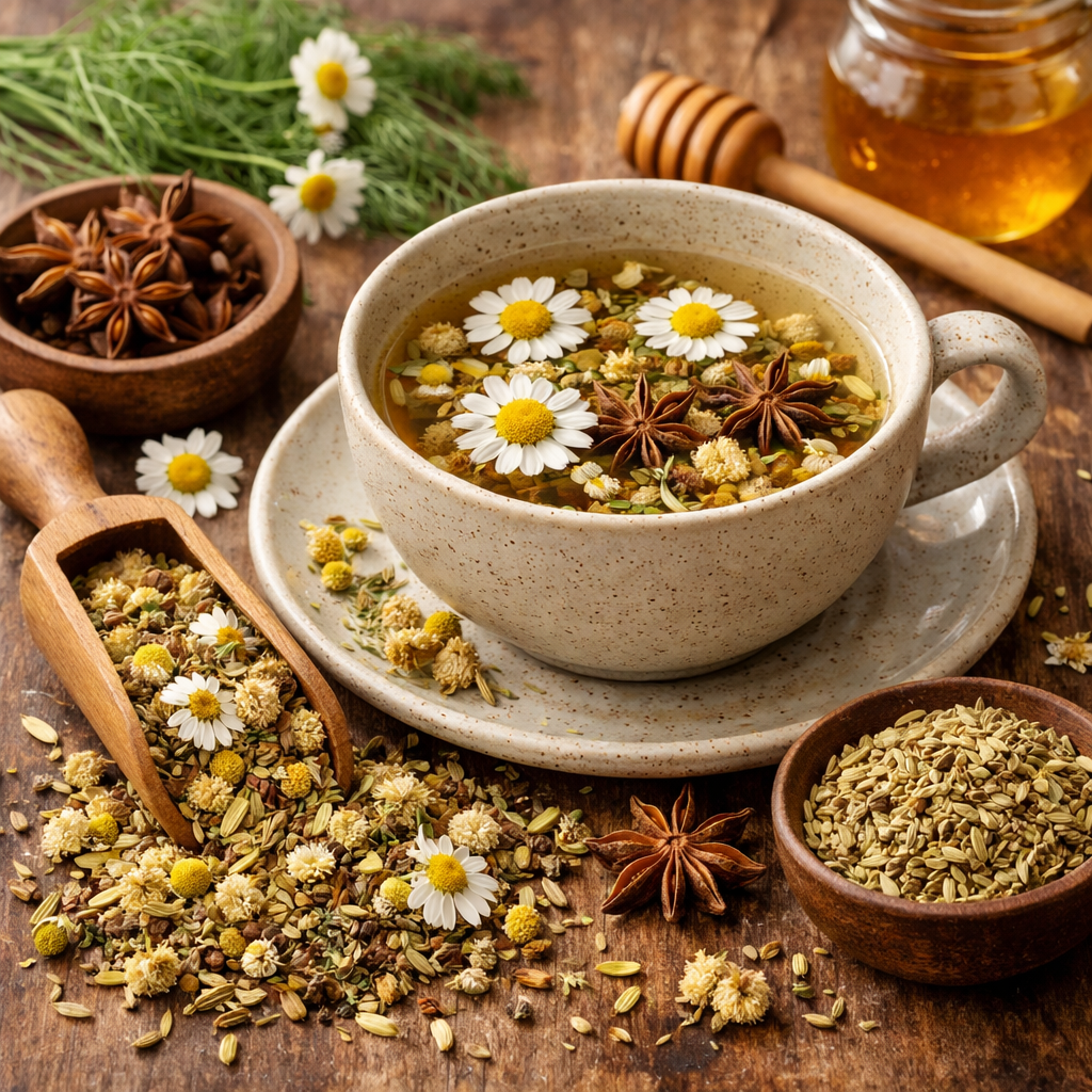 Lees meer over het artikel Verwarmende spijsverteringsthee